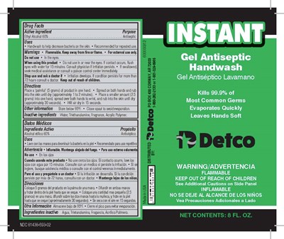 Instant 8oz (Detco 6930 Instant 8oz)
